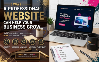 5 Ways a Professional Website Can Help Your Business Grow